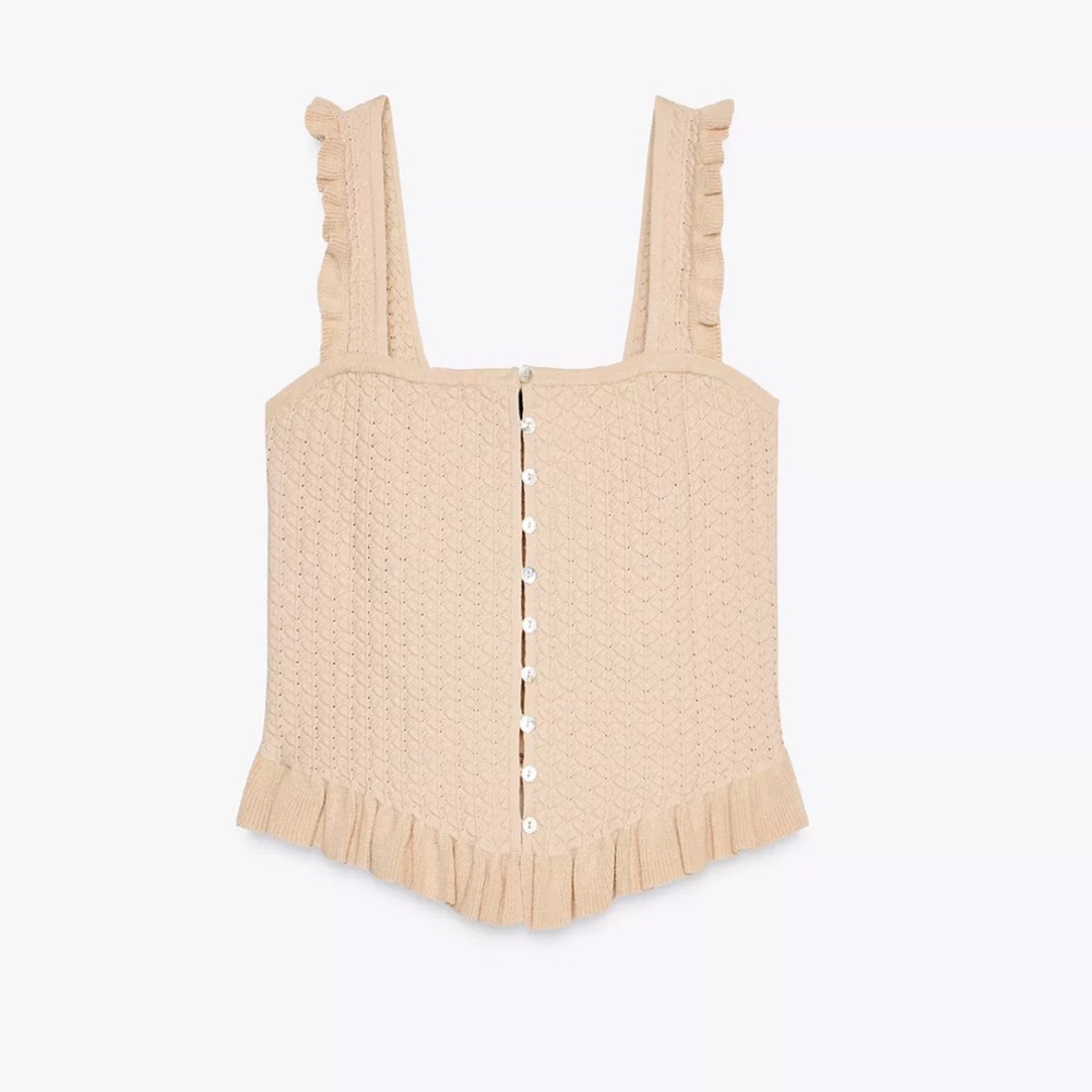 Zara | NWT Knit Corset Top
